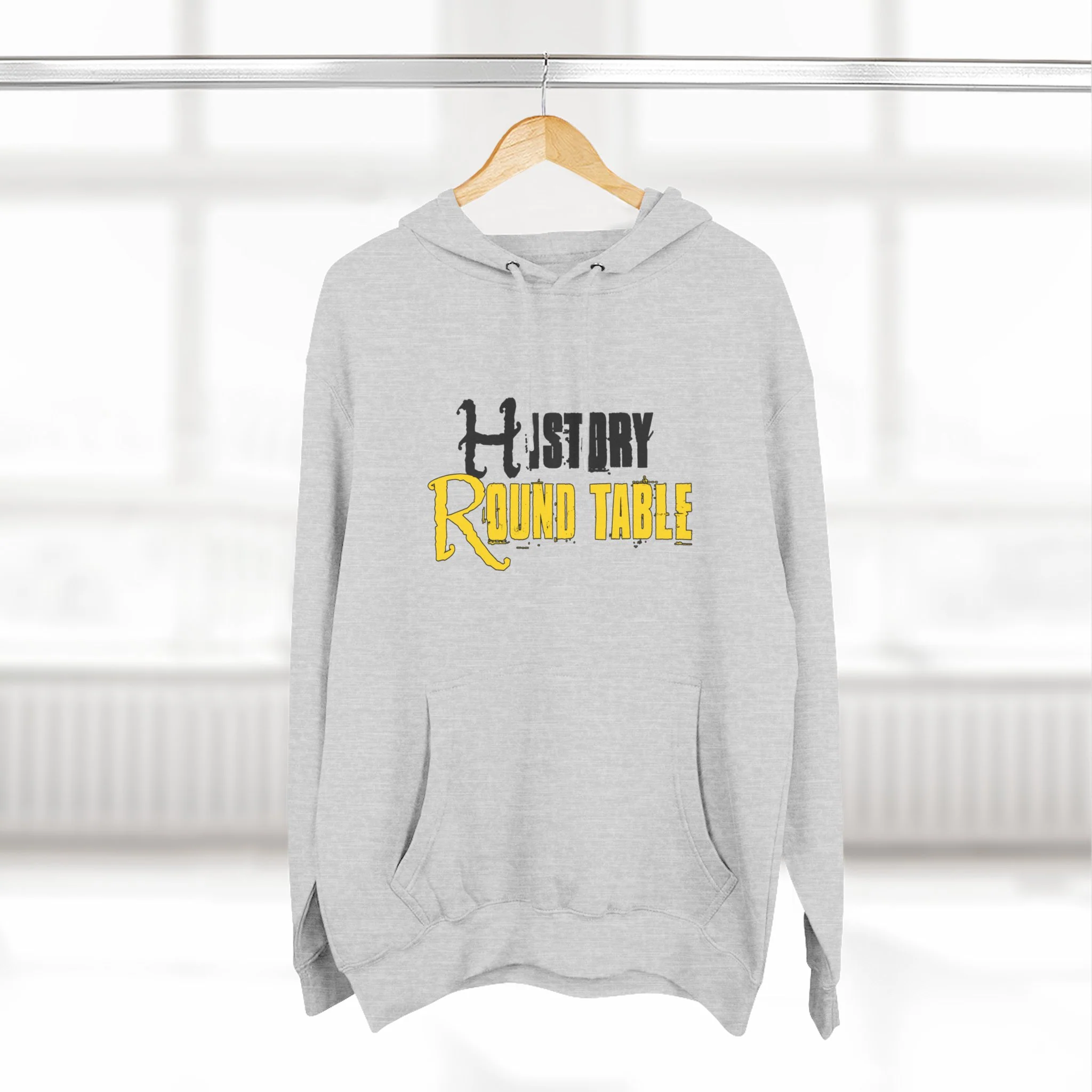 History Round Table Fleece Hoodie for History Enthusiasts - Image 5
