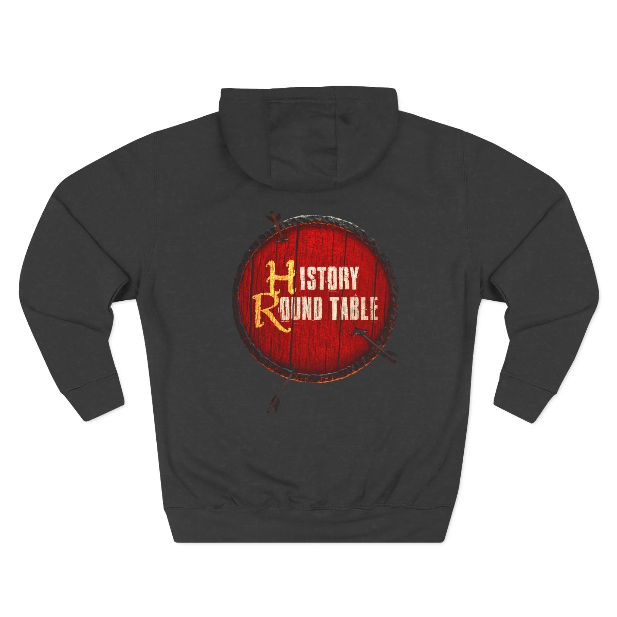 History Round Table Fleece Hoodie for History Enthusiasts - Image 6