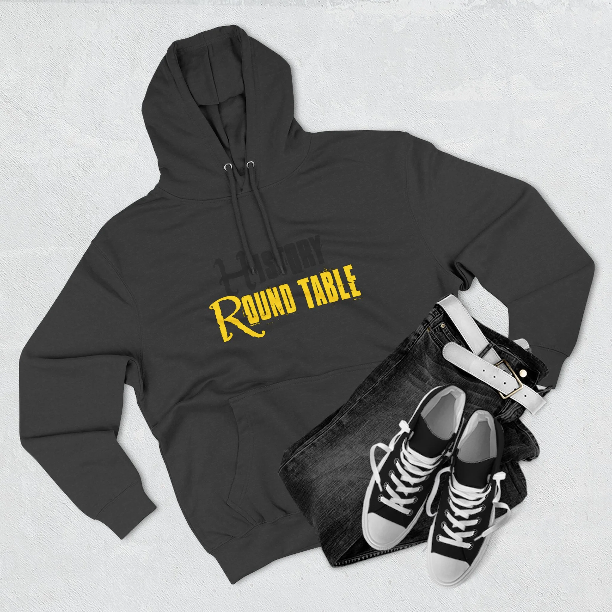 History Round Table Fleece Hoodie for History Enthusiasts - Image 7