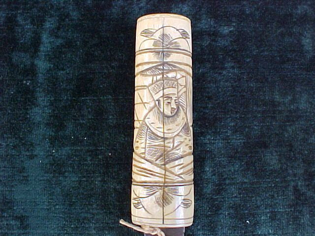Japanese Edo Period Tanto w/Carved Bone Furniture, #2335 Edged Weapons - Image 3