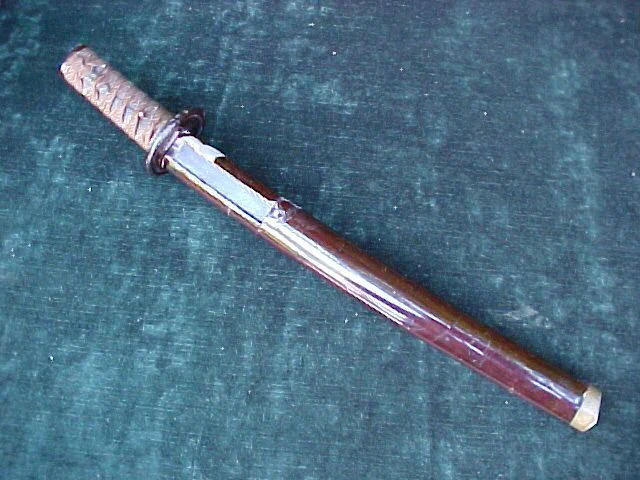 Japanese Short Wakizashi, Blade Signed , #2495 Edged Weapons - Image 3