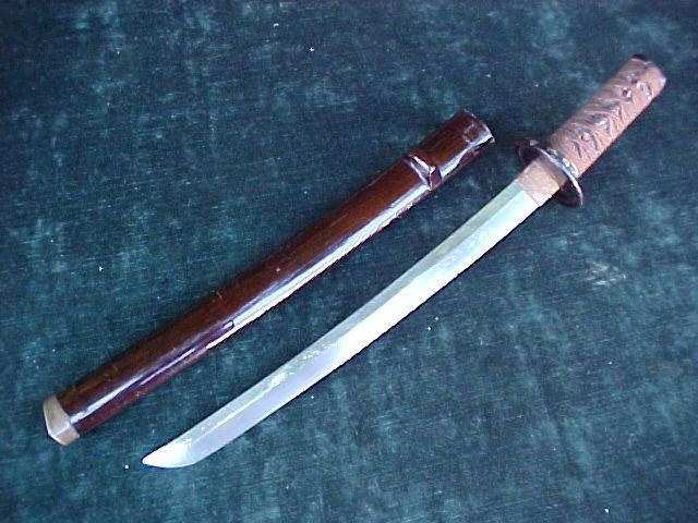 Japanese Short Wakizashi, Blade Signed , #2495 Edged Weapons - Image 5