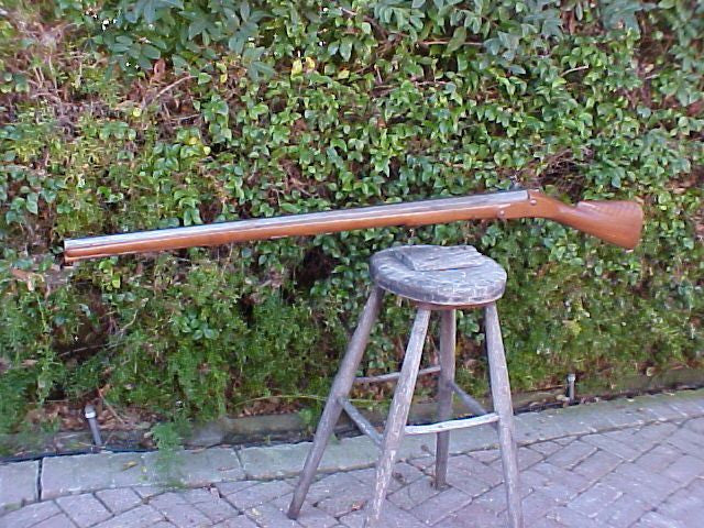 Massive Colonial Dutch Flintlock Wall Gun, #3130 Firearms - Image 3