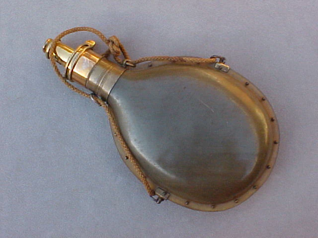Massive English Powder Flask by G & J. W. HAWKSLEY, SHEFFIELD, #2656 - Image 2