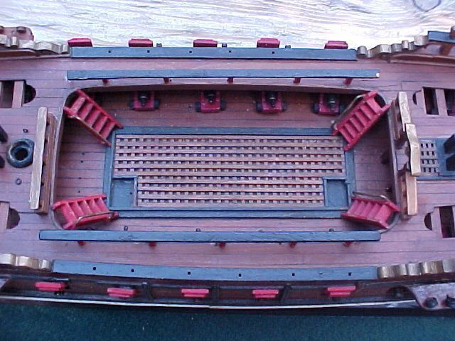 Model of the Hull Ship-of-the-Line AMERICA, #939 Nautical Antiques - Image 11