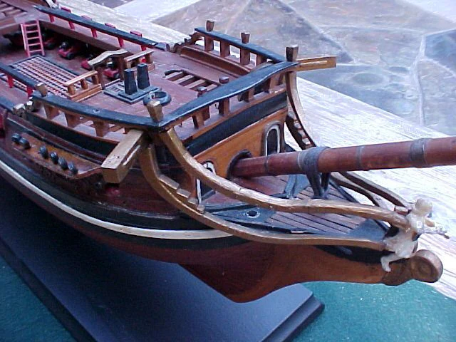 Model of the Hull Ship-of-the-Line AMERICA, #939 Nautical Antiques - Image 12