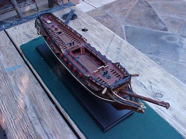 Model of the Hull Ship-of-the-Line AMERICA, #939 Nautical Antiques - Image 14