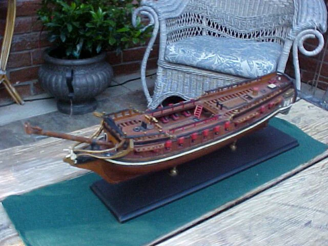 Model of the Hull Ship-of-the-Line AMERICA, #939 Nautical Antiques - Image 5