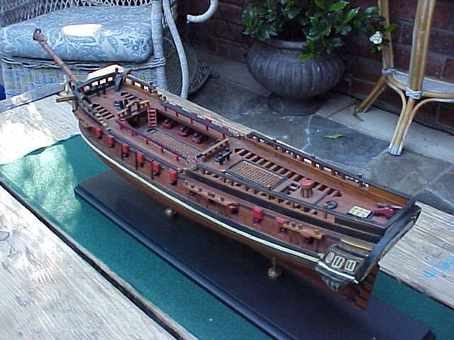 Model of the Hull Ship-of-the-Line AMERICA, #939 Nautical Antiques - Image 6