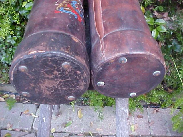(PAIR) of 18th-early 19th Century English Military Cannon Powder Buckets, #2002 - Image 6