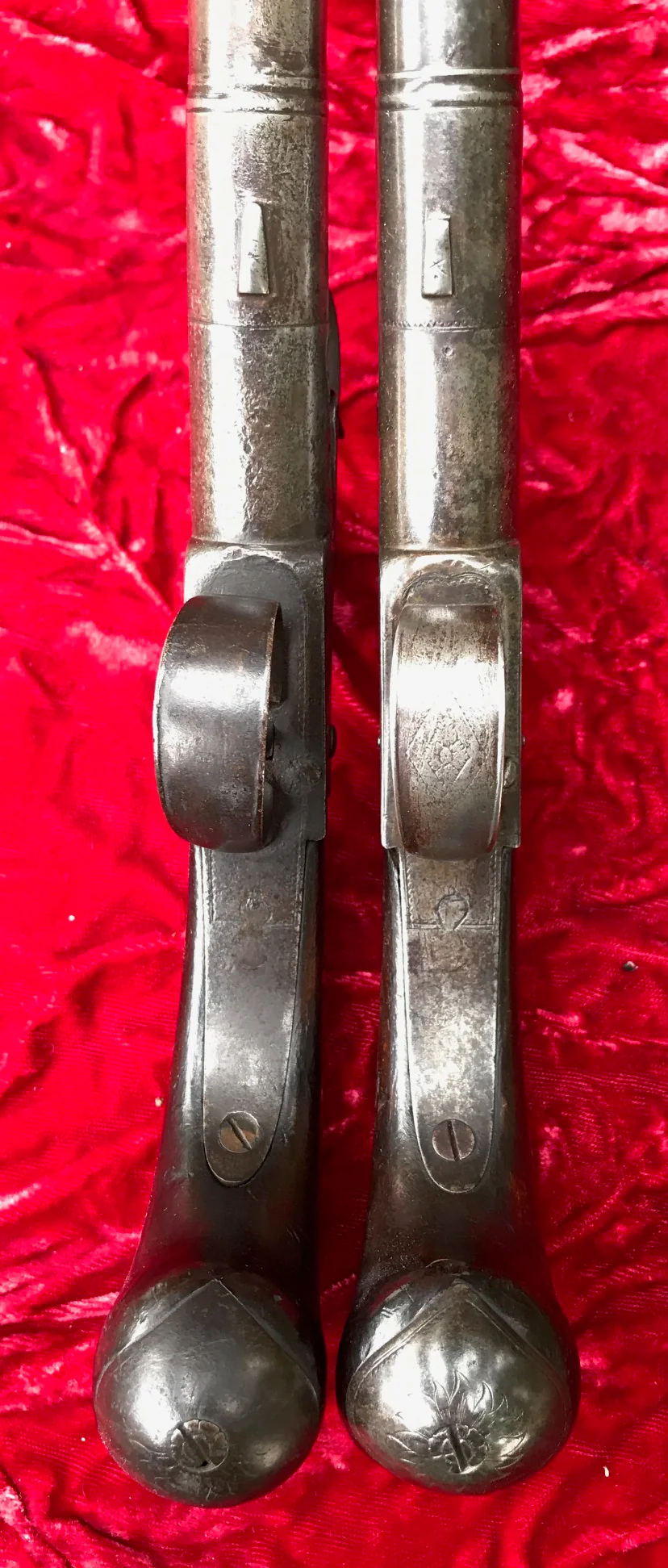 (PAIR) of English Box-Lock Flint Pistols by, RICHARDS, STRAND, LONDON, #3090 Firearms - Image 23