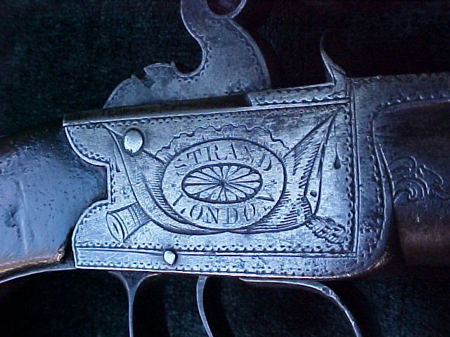 (PAIR) of English Box-Lock Flint Pistols by, RICHARDS, STRAND, LONDON, #3090 Firearms - Image 4