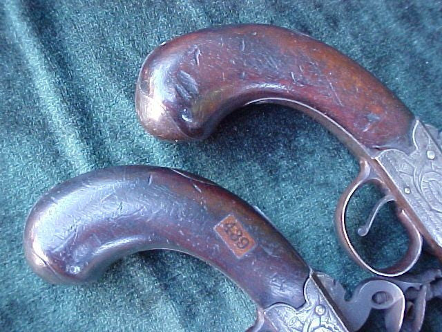 (PAIR) of English Box-Lock Flint Pistols by, RICHARDS, STRAND, LONDON, #3090 Firearms - Image 5