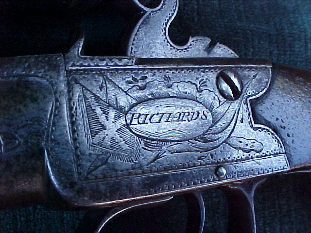 (PAIR) of English Box-Lock Flint Pistols by, RICHARDS, STRAND, LONDON, #3090 Firearms - Image 7