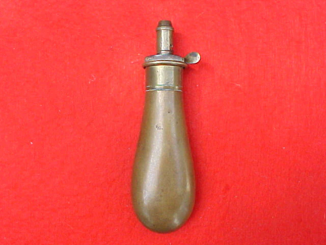Pistol Size Bag Shape Powder Flask by, DIXON & SONS, SHEFFIELD, #1686 - Image 2