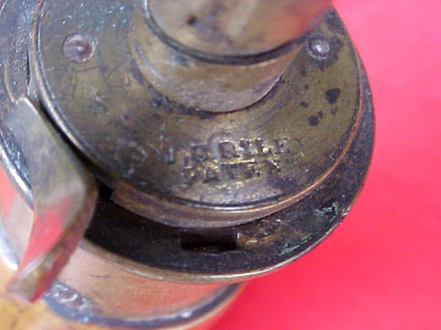 Pistol Size Bag Shape Powder Flask by, J. S. RILEY, #1672 - Image 3
