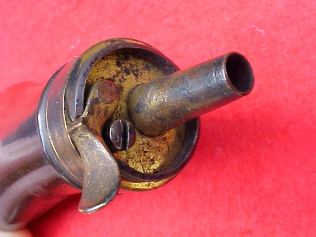 Pistol Size Hard Rubber Powder Flask, #1696 - Image 3