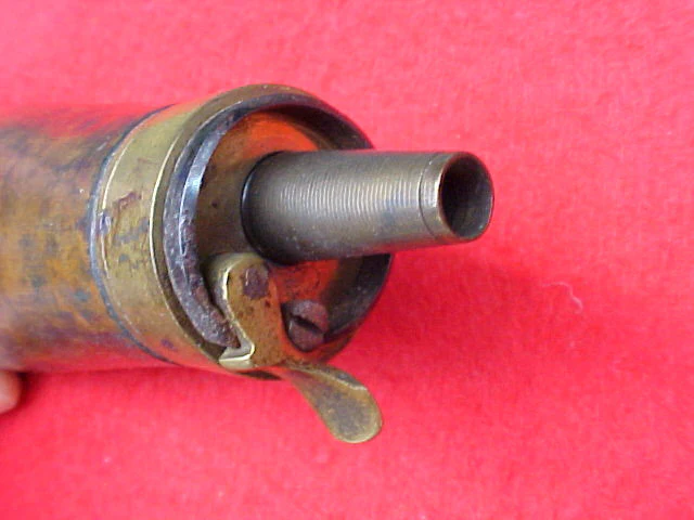 Pistol Size Plain Bag Shape Powder Flask, #1693 - Image 3