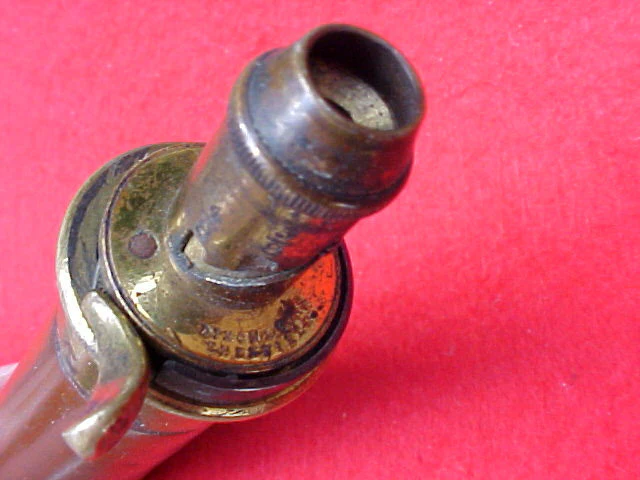 Pistol Size Plain Bag Shape Powder Flask by, DIXON & SONS, SHEFFIELD, #1695 - Image 3