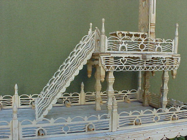Very Rare French Prisoner-of-War Bone Sculpted GUILLOTINE - Image 9