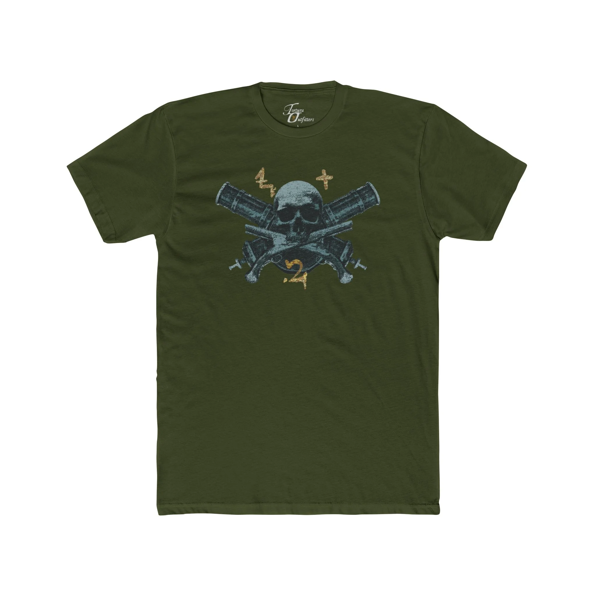 Skull and Cross Guns T-Shirt, Edgy Graphic Tee, Casual Unisex Shirt, Alternative Fashion, Gift for Rebels, Rock Style Apparel - Image 12