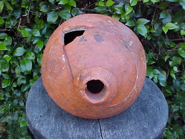 Spanish New World Artifact From A Shipwreck; Pottery Olive Jar, #1524 Treasure Artifacts - Image 5
