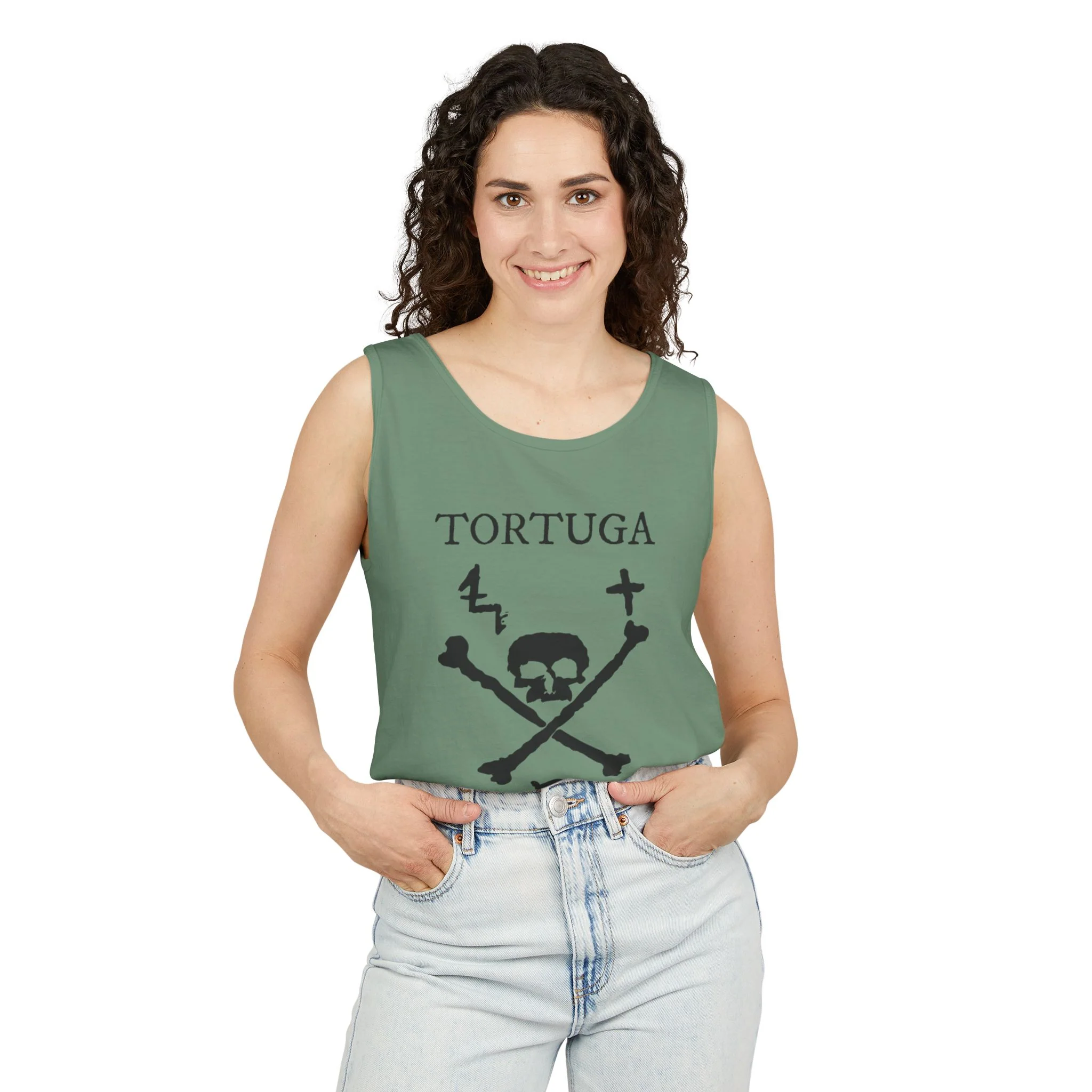 Vintage Pirate Graphic Tank Top - Tortuga Trading - Image 13