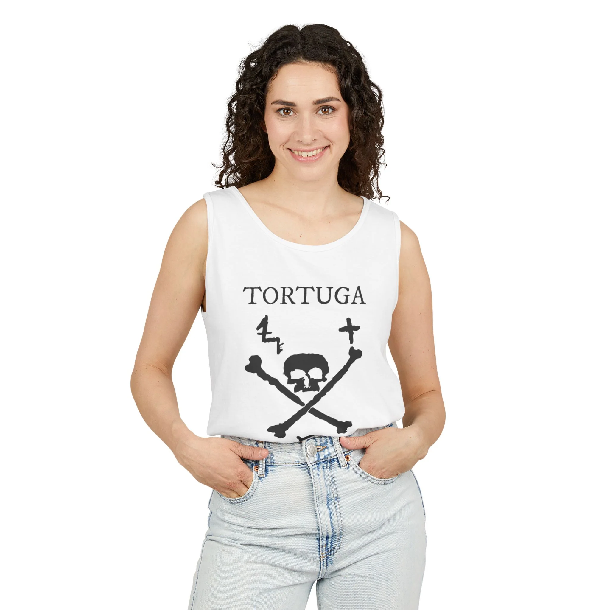 Vintage Pirate Graphic Tank Top - Tortuga Trading - Image 7