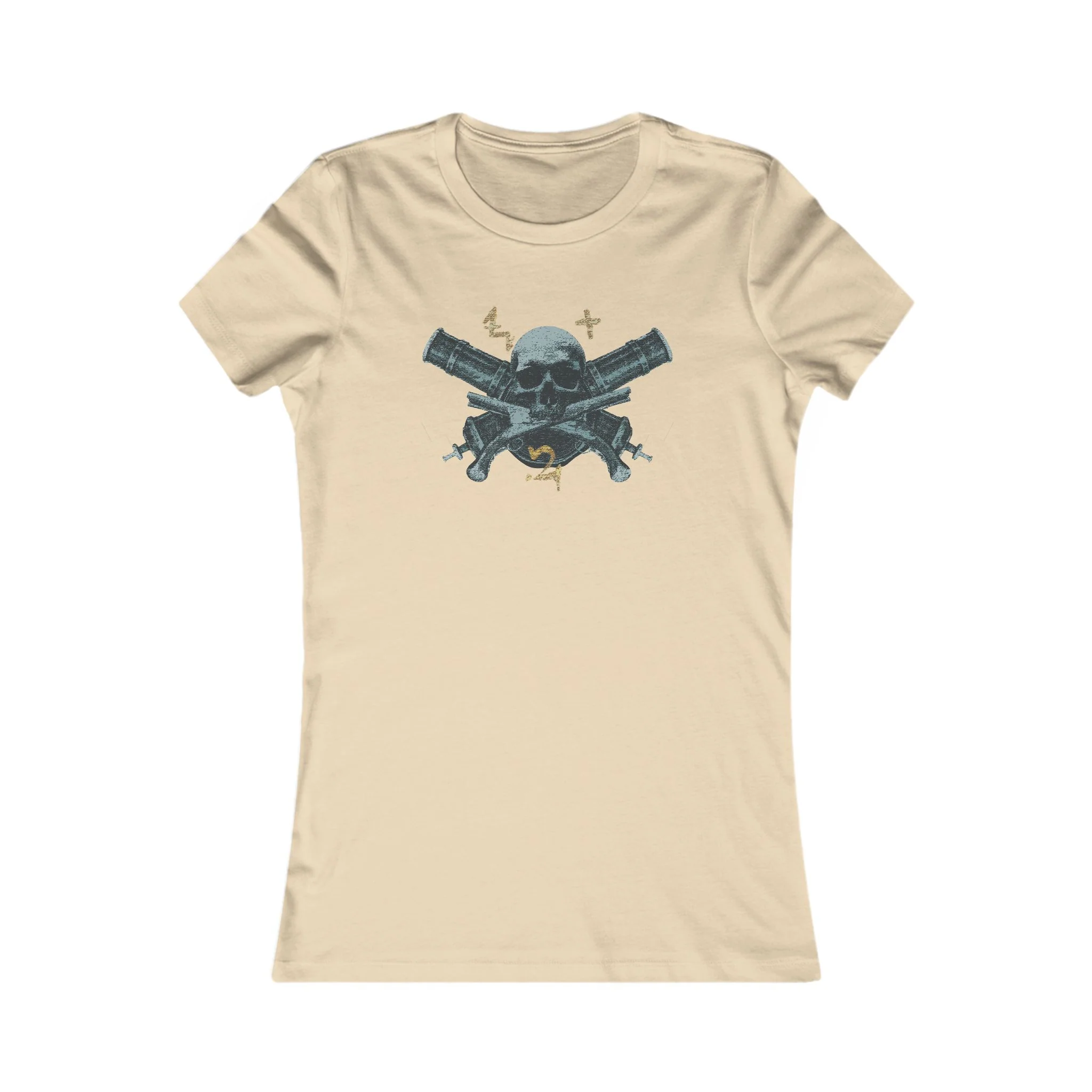 Women's Skull Crossed Wrenches Tee — Vintage Mechanic Graphic Shirt - Image 2