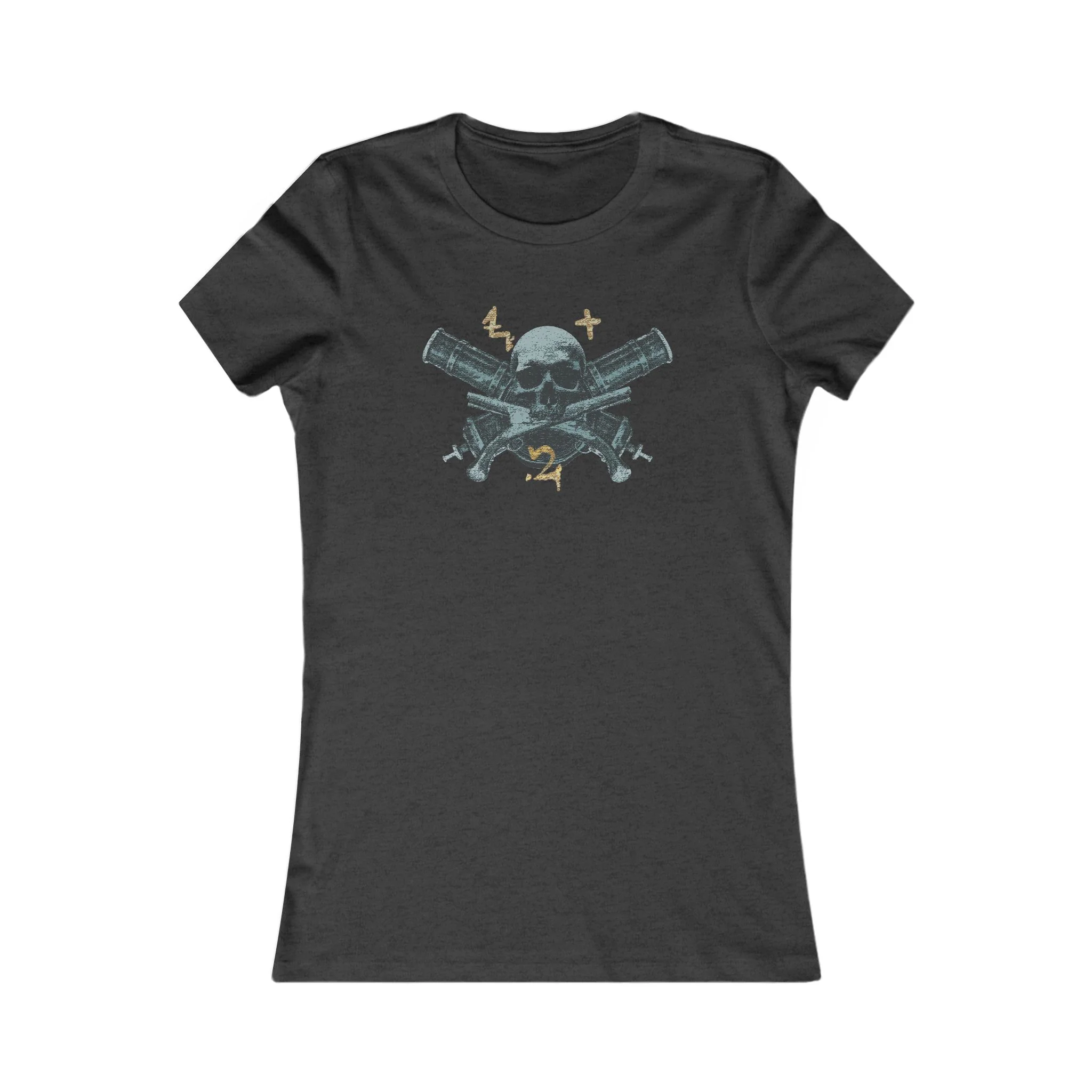 Women's Skull Crossed Wrenches Tee — Vintage Mechanic Graphic Shirt - Image 4