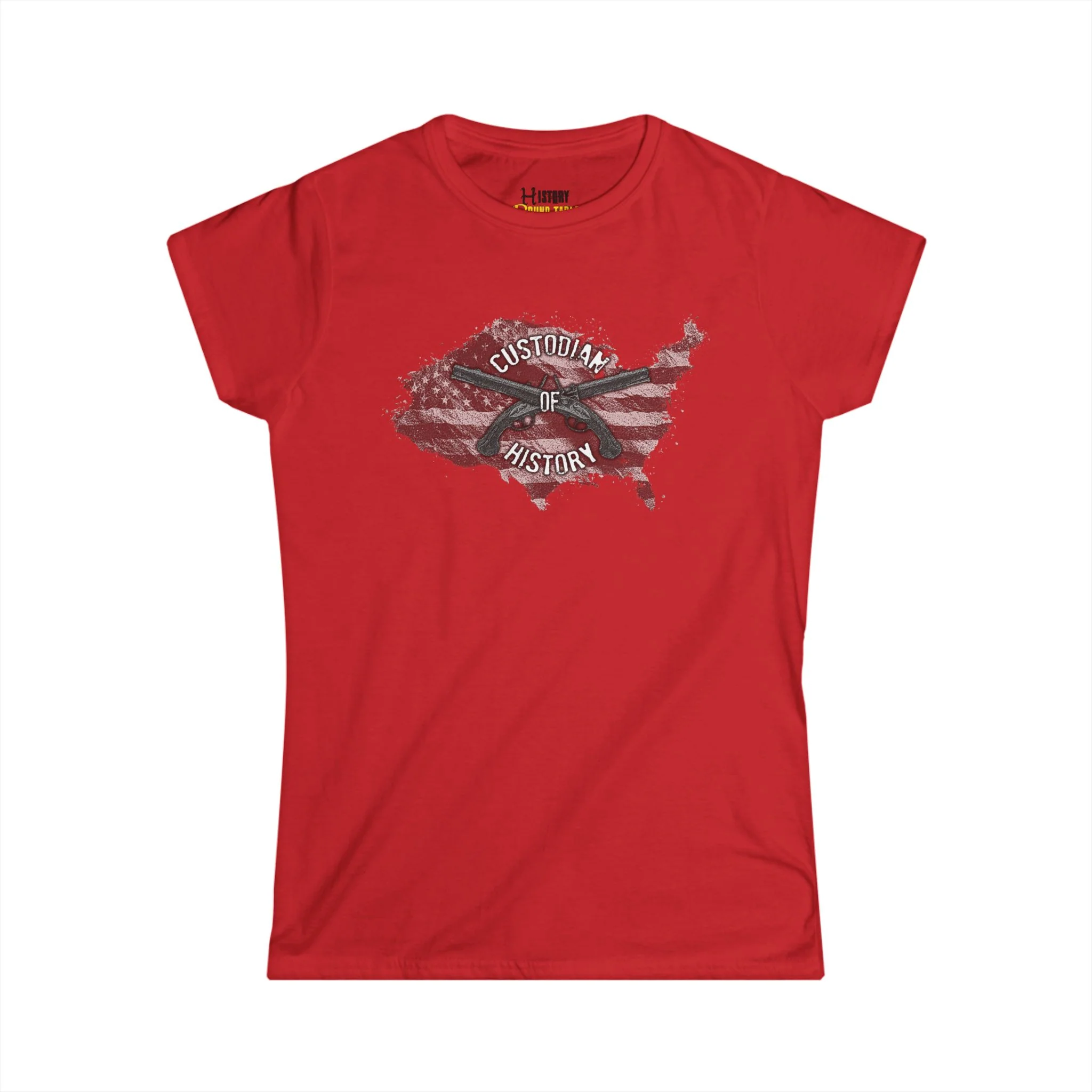 Women's Tee — 'It's My Duty' American Flag Military Tribute - Image 4
