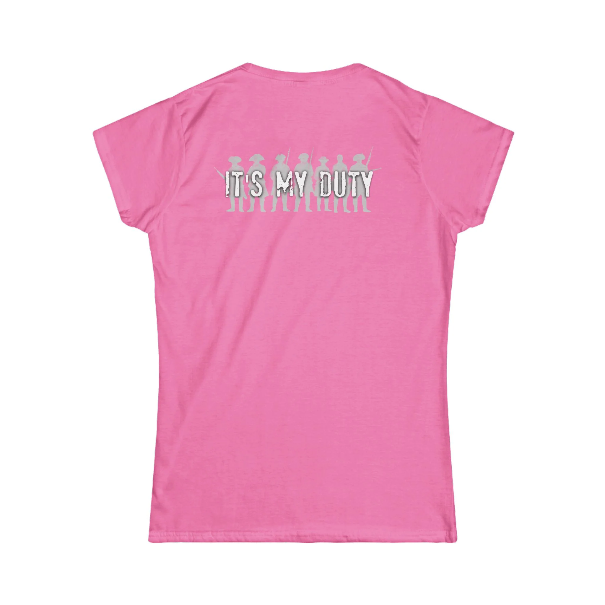 Women's Tee — 'It's My Duty' American Flag Military Tribute - Image 5